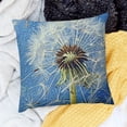 thumbnail image 2 of BANET  Dandelion Flower Throw Pillow Cases Wedding Gifts Home Office Decorations Super Soft Cushion Cover Square  Pillowcase 20x20in, 2 of 5