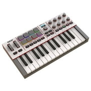 Akai Professional MPK Mini 4 25-Key MIDI Keyboard Controller Grey with Headphones Package