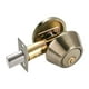 thumbnail image 1 of Cerradura de puerta con cerrojo de seguridad de un solo cilindro, herrajes de acero inoxidable de alta resistencia Marrón, 1 of 9