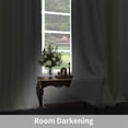 thumbnail image 4 of Lfeey Yellow and White Ombre Curtains, Room Light Blocking Curtains set of 2, 42x84 inch, 4 of 7