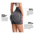 thumbnail image 4 of 2pz Shorts De Licras Mujer Deportivos Pantalones Gym Yoga, 4 of 8