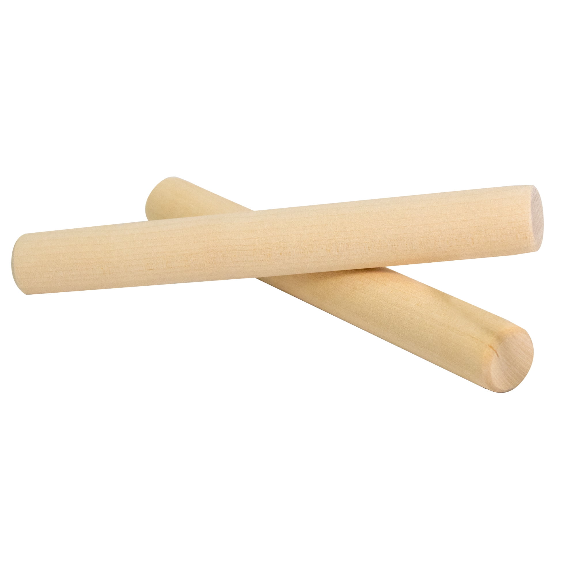 Basic Beat 6" Maple Lummi Sticks, 12 Pairs - Durable Classroom Percussion Tool for Kids