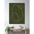 thumbnail image 2 of Abstract Line Art No.3 Poster Wall Art, Modern Wall Decor For Living Room Bedroom, 24x36 UNFRAMED, 2 of 3