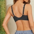 thumbnail image 4 of Women Comfort Plus Size Unpadded Lace Underwire Bra Adjustable Breathable Support, 4 of 6