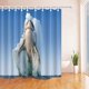 thumbnail image 1 of Cortina de baño ABPHQTO de Tela de Poliéster Tiburón 160x180 cm, 1 of 1