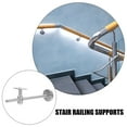 thumbnail image 5 of PAMINGONO Stainless Steel Swivel Handrail Bracket for Stair Railings, Wall Mount Support for Indoor and Outdoor Use, 5 of 6