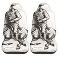 thumbnail image 2 of Fotbe Cowboy Ride A Horse Pattern Automotive Seat Covers for Cars Trucks and SUVs – Car Seat Covers for Front Seats,Protective Seat Covers,Vehicle Seat Covers, Set of 2, 2 of 9