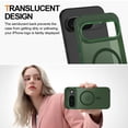 thumbnail image 4 of Funda magnética Casehas para Google Pixel 10/10 Pro, color verde bosque, 4 of 7