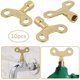 thumbnail image 1 of Llave para agua del grifo, 10 piezas, llave para radiador, llave de purga de radiador sólida, llave para radiador de apertura cuadrada, reloj de hardware, fácil de agarrar para tornillo de válvula, 1 of 7