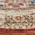 thumbnail image 3 of SAFAVIEH Bijar Audra Oriental Area Rug, Royal/Brown, 6'7" x 6'7" Round, 3 of 8
