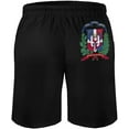 thumbnail image 2 of Men's Dominican Flag Novelty Swimtrunks Beach Shorts Pants with Pockets S S-3XL, 2 of 7