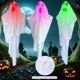 thumbnail image 5 of Fiesta Halloween Fantasma Iluminado Espeluznante Brillante, 5 of 9
