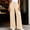 Beige, variant on Womens High Waist Wide Leg Pants with Pockets Business Casual Work Trousers Loose Straight Leg Office Pants for Solid Color Wear Travel Versatile Outfits(Sky Blue,M)