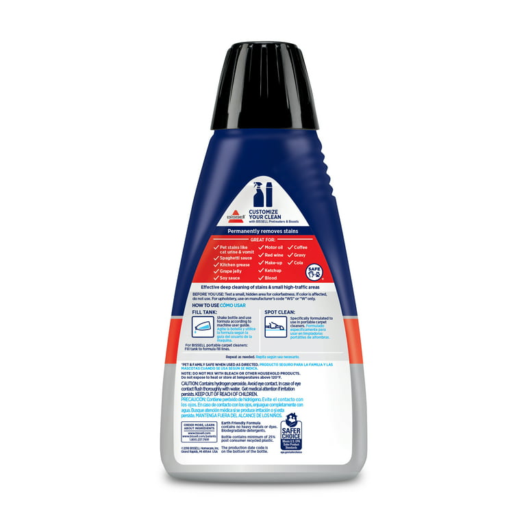 BISSELL PET Spot and Stain-Portable Machine Use 32-fl oz Concentrated Steam  Cleaner Chemical Solution in the Steam Cleaner Chemicals department at