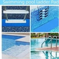 thumbnail image 3 of 2Pcs PVC Swimming Pool Ladder Step Mat 24 X 9In Non-Slip Step Mat for Pool Step Prevent Slipping, 3 of 5