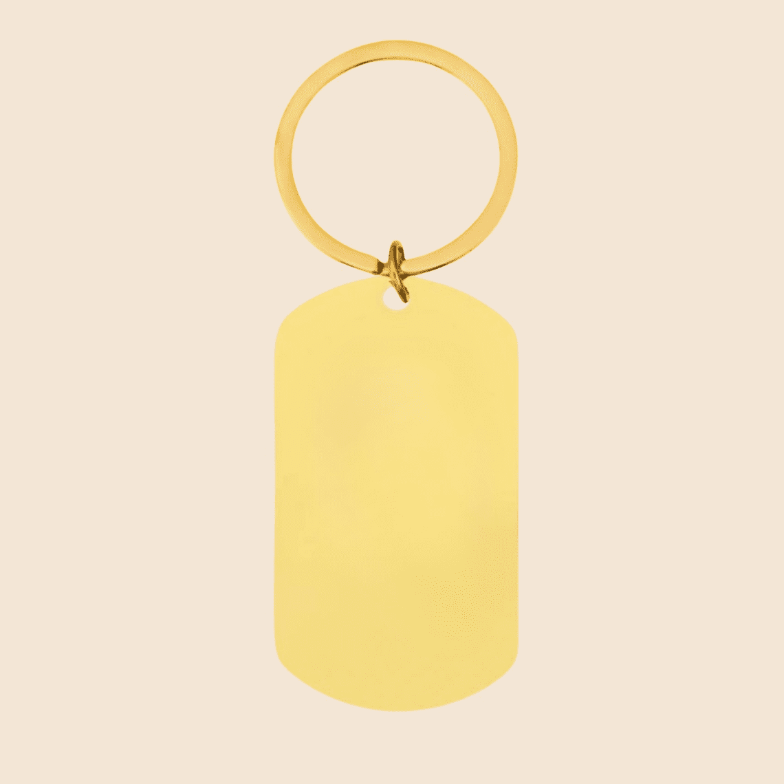 EUEAVAN Gold Custom Photo Couple Keychain Personalized Cat Dog ID tag Pendant Key chain Customized Engraved Photo Gift