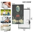 thumbnail image 6 of Yayeee 100% Cotton Hand Towels for Bathroom 16" x 28" Soft Absorbent Kitchen Towel, Red Sitting on The Moon, 6 of 7