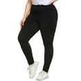 thumbnail image 6 of Admvng Leggings for Women Plus Size High Waisted Tummy Control Soft Capri Yoga Pants with Pockets for Workout 2XL-5XL, 6 of 9