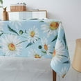 thumbnail image 2 of Decorative Daisy Floral Print Rectangle Tablecloth Waterproof Rectangular Table Cloth Wrinkle Free and Stain Resistant Tablecloths for Indoor and Outdoor(60 x 120 Inch Rectangular), 2 of 6
