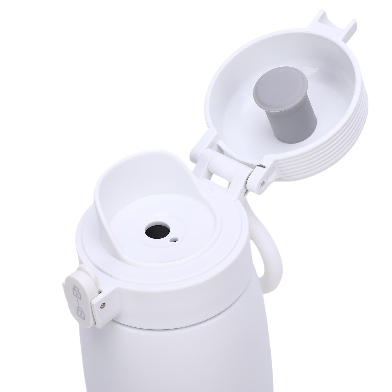 Nieyigj Cordless Portable Baby Bottle Warmer Battery Operated Travel Milk Warmer with 37℃-55℃ Temp Control Ivory White 500mL 16.91oz 6400mah Vehicle Car Journey Formula Breastmilk