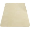 thumbnail image 6 of Chezmoi Collection Heavy Thick Korean Style Faux Mink Blanket Single Ply 9 Lbs, 750GSM Silky Soft Plush Raschel Mink Blanket, 85" x 95" Asia King Size, Solid Beige, 6 of 7