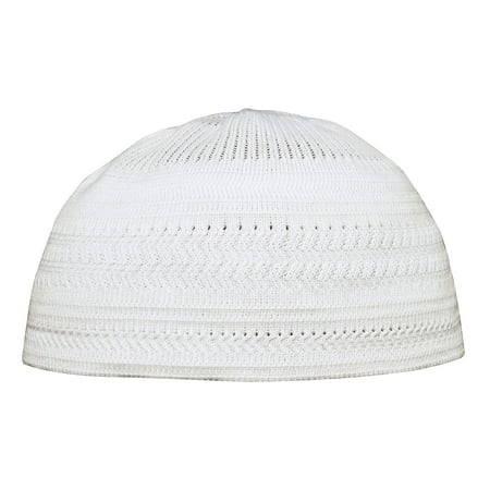 TheKufi - TheKufi® Plain White Cotton Stretch-Knit Kufi Hat Skull Cap ...