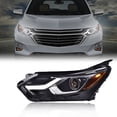 thumbnail image 2 of PIT66 LED DRL Halogen Headlight Headlamp Driver Side Left Fit for 2018-2020 Chevy Equinox (w/Factory Halogen Headlight) 84428283, 2 of 9