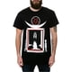 thumbnail image 1 of Black Scale - Camiseta con gráfico de bienvenida para hombre, color negro, pequeña, 1 of 1