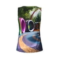 thumbnail image 5 of Lsque Colorful Tire Tunnel Park Printed Workout Tank Tops for Women, Athletic Sports Tank Tops, Compression Sleeveless Dry Fit Shirts,Sleeveless Yoga Shirt-Large, 5 of 9