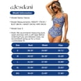 thumbnail image 4 of a.Jesdani Women's One Piece Swimsuits Tummy Control Cutout High Waisted Bathing Suit Wrap Tie Back Swimsuit 1 Piece, 4 of 14