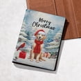 thumbnail image 5 of Merry Christmas Golden Retriever Enjoys Woofmas Winter Xmas Holiday Travel Passport Wallet Goldens Dog Lover Gifts Idea PU Leather Passport Holder Cover - 02022, 5 of 5
