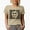 Tan, variant on Feeling Lucky, St. Patrick's Day or Irish Themed, Groovy Retro Wavy Text Merch Gift, White T-Shirt, Small
