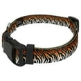 thumbnail image 3 of Country Brook Petz® Deluxe Bengal Tiger Stripes Dog Collar and Leash, Small, 3 of 6