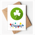 thumbnail image 1 of Día Nacional de Irlanda Sobre de la Carta de felicitación de la tarjeta de matrimonio, 1 of 4
