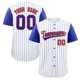 thumbnail image 3 of Camiseta de béisbol personalizada con estampado de rayas y nombre del equipo y número, camiseta deportiva para hombres y niños, 3 of 5
