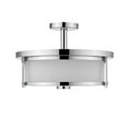 thumbnail image 5 of Z-Lite Savannah 3 Light Semi Flush Mount in Chrome, 5 of 8
