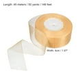 thumbnail image 2 of Unique Bargains 4cm 50 Yard Sheer Organza Ribbon Chiffon Fabric Gift Wrapping, Light Gold, 2 of 6