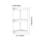 thumbnail image 3 of Estante Esquinero para Baño, Organizador de Pie para Inodoro con Ruedas Extraíbles, Estante de Plástico y Acero Inoxidable de 56 X 36 Cm (22 X 14 Pulgadas) para Baño o Cocina., 3 of 7