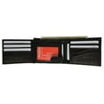 thumbnail image 4 of RFID Blocking Genuine Leather Flap Top Men's Bifold Wallet ID Card Holder, 4 of 7