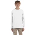 thumbnail image 1 of The Jerzees Youth 5.6 oz. DRI-POWERÃ‚Â® ACTIVE Long-Sleeve T-Shirt - WHITE - XL, 1 of 4