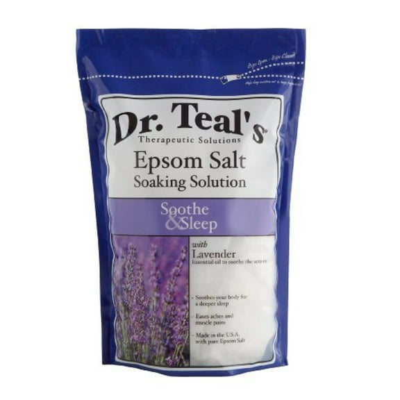 Sleep - Dr. Teals Epsom Salt Soaking Solution, Lavender, 48 Ounce