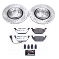 thumbnail image 3 of PowerStop Front Z26 Street Warrior Carbon-Fiber Ceramic Brake Pad and Drilled and Slotted Rotor Kit Fits: VOLKSWAGEN Select Models K839-26, 3 of 9
