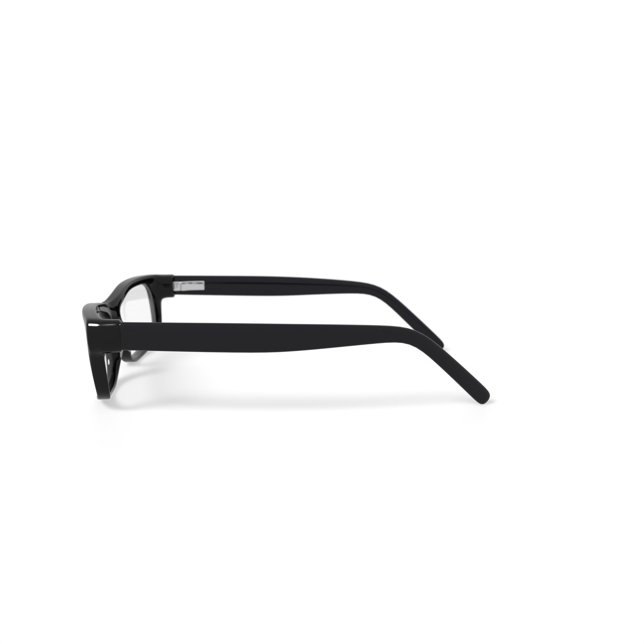 Walmart Men's FM14112 Rectangular Prescription Eyeglasses with Case, Black