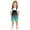 a-68Black285, variant on Girls Gradient Print Romper Adjustable Strap For Kids Fashion Themed Children With Pockets Jumpsuits For Everyday Wear And Summer Birthday One-Pieces