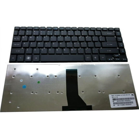 New US Black Laptop Keyboard (Without Frame) Compatible Acer Aspire ES 15 ES1-521-46BE ES1-521-23Z1 ES1-521-82FG ES1-521-46JE