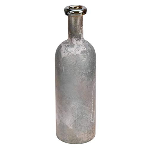 Vickerman Récipient en Verre, 16 Pouces, Gris Ardoise