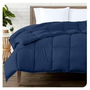 TiaGOC Duvet Insert Comforter - Full Size - Goose Down Alternative - Ultra-Soft - Premium 1800 Series - All Season Warmth - Bedding Comforter (Full, Dark Blue)