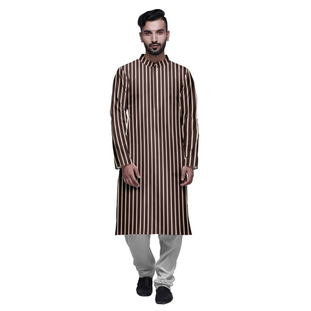 Atasi Kurta Imprimé de Designer pour Garçons Ensemble Kurta Pyjama Décontracté Vêtements d'Été