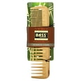 thumbnail image 2 of Bass Fine/wide Tooth Combination Style Grooming Comb, 2 of 3