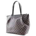 thumbnail image 2 of Pre-Owned LOUIS VUITTON Westminster GM Tote Bag N41103 Damier Canvas Made in France 2012 Brown FL2112 Shoulder Handbag A4 Double Zipper Ladies (Fair), 2 of 10